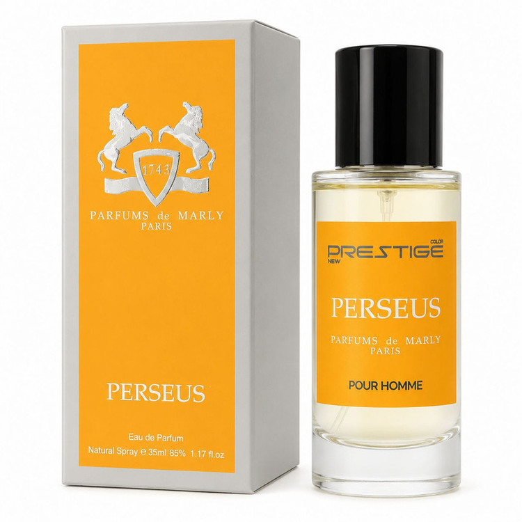 عطر جیبی مردانه نیو پرستیژ کالر مدل Perseus با رایحه شیرین و مرکباتی حجم 35 میلیلیتر