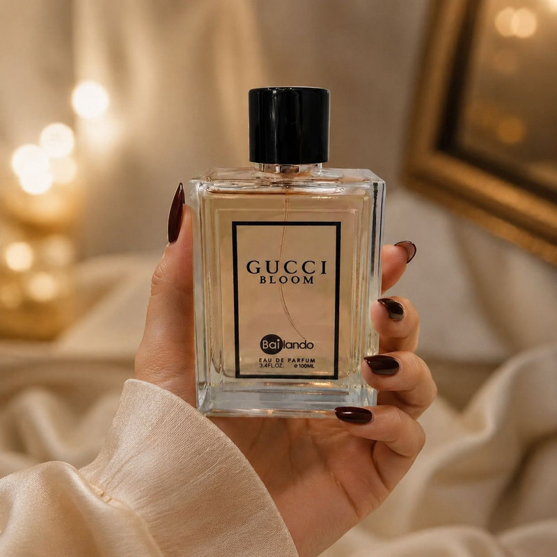 ادوپرفیوم زنانه بایلندو مدل Gucci Bloom با رایحه شیرین حجم 100 میلیلیتر