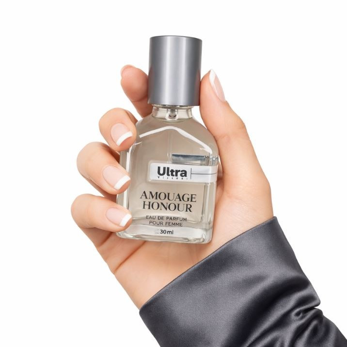 عطر جیبی زنانه اولترا ویرچوآل مدل Amouage Honour با رایحه گرم حجم 30 میلی لیتر