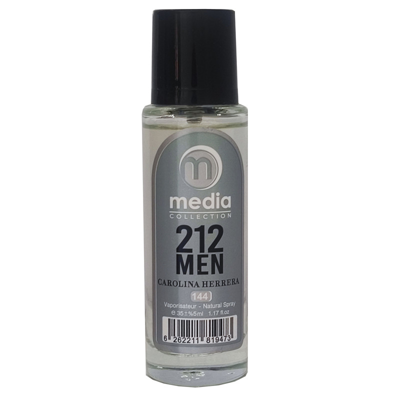عطر جیبی مردانه مدیا مدل 212Men حجم 35 میلی لیتر