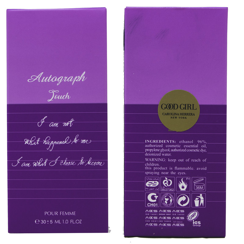عطر جیبی زنانه عماد آرا مدل Autograph tauch حجم 30 میلی لیتر