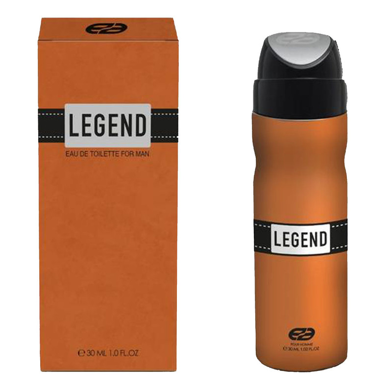 عطر جیبی مردانه عماد آرا مدل LEGEND با رایحه طبیعت، چوبی حجم 30 میلیلیتر