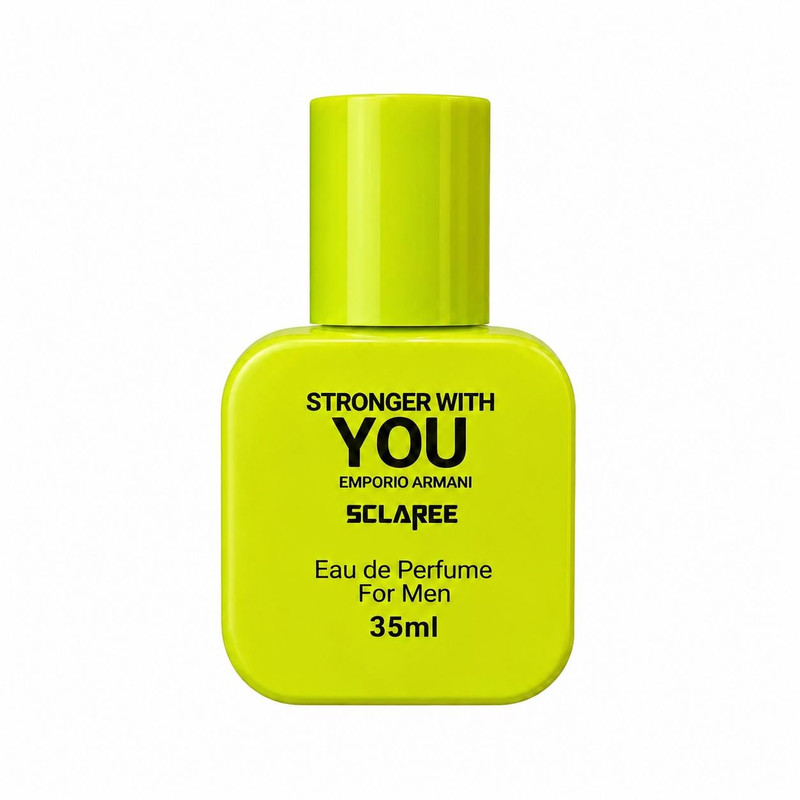 عطر جیبی مردانه اسکلاره مدل Stronger With You Armani با رایحه شیرین و سرخس گونه حجم 35 میلی لیتر