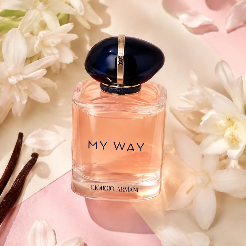 عطر جیبی زنانه اولترا ویرچوآل مدل Giorgio Armani My Way با رایحه گلی، خنک حجم 32 میلیلیتر