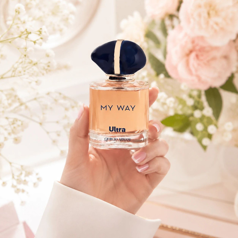 عطر جیبی زنانه اولترا ویرچوآل مدل Giorgio Armani My Way با رایحه گلی، خنک حجم 32 میلیلیتر