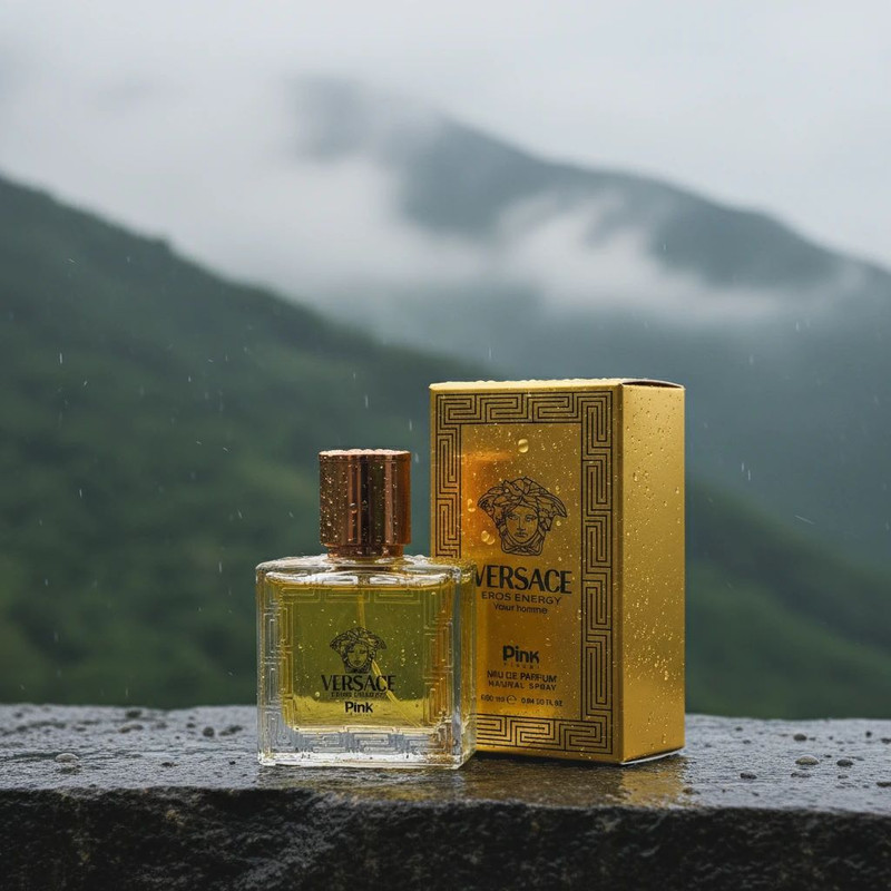 عطر جیبی مردانه پینک ویژوآل مدل Versace Eros Energy با رایحه تلخ حجم 25 میلیلیتر