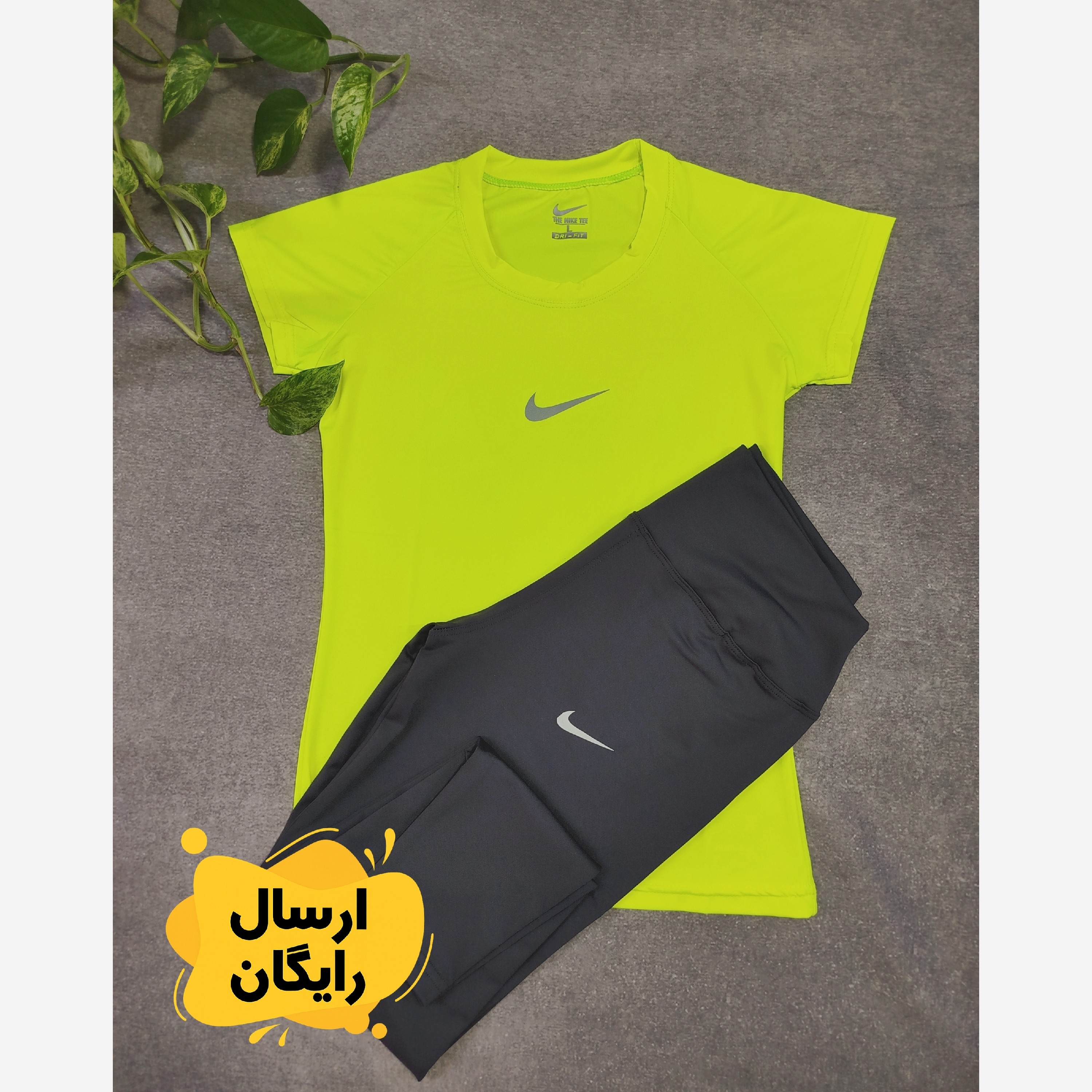 ست ورزشی تیشرت و لگ فلامنت با ارسال رایگان