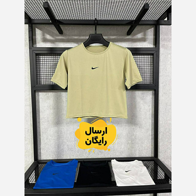تی شرت ورزشی (کراپ) زنانه نایک