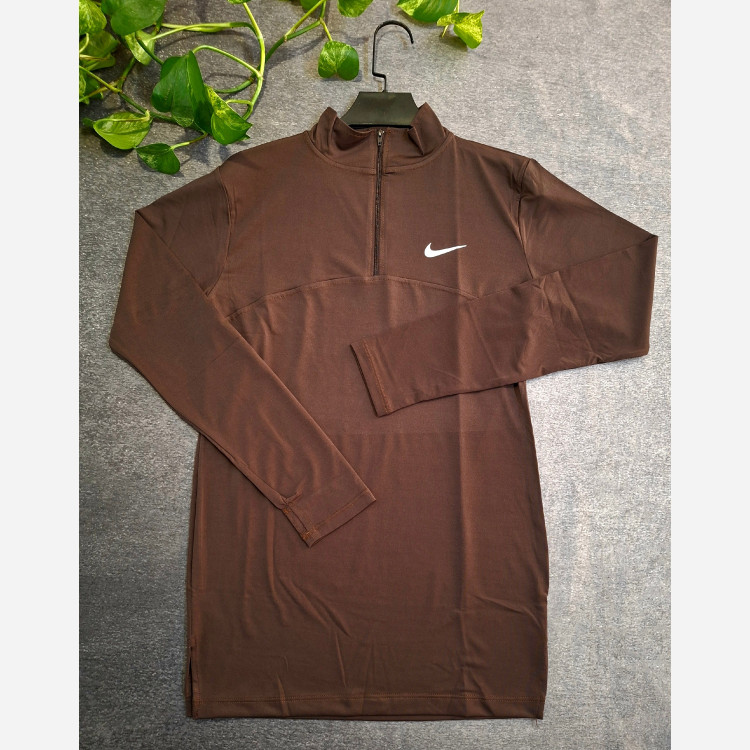 تیشرت نیم زیپ alo و nike زنانه فینگر دار خارجی