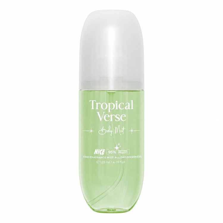 بادی میست زنانه نایس پاپت مدل Tropical Verse با رایحه شیرین و خنک حجم 120 میلیلیتر