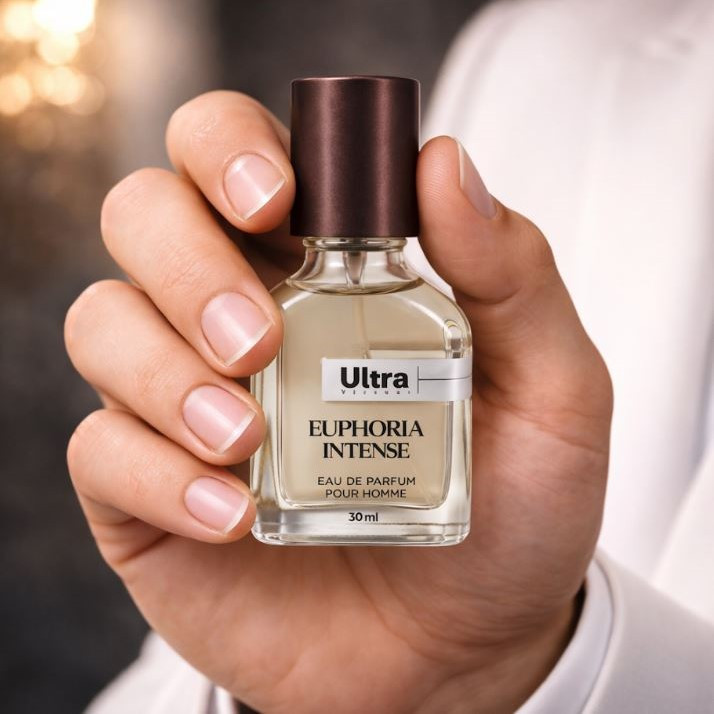 عطر جیبی مردانه اولترا ویرچوآل مدل Ck Euphoria Intense با رایحه تلخ حجم 30 میلیلیتر