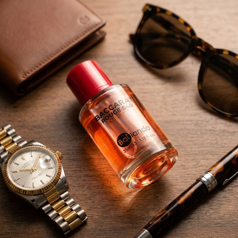 عطر جیبی بایلندو مدل Baccarat 540 NB با رایحه گرم و شیرین حجم 35 میلی لیتر