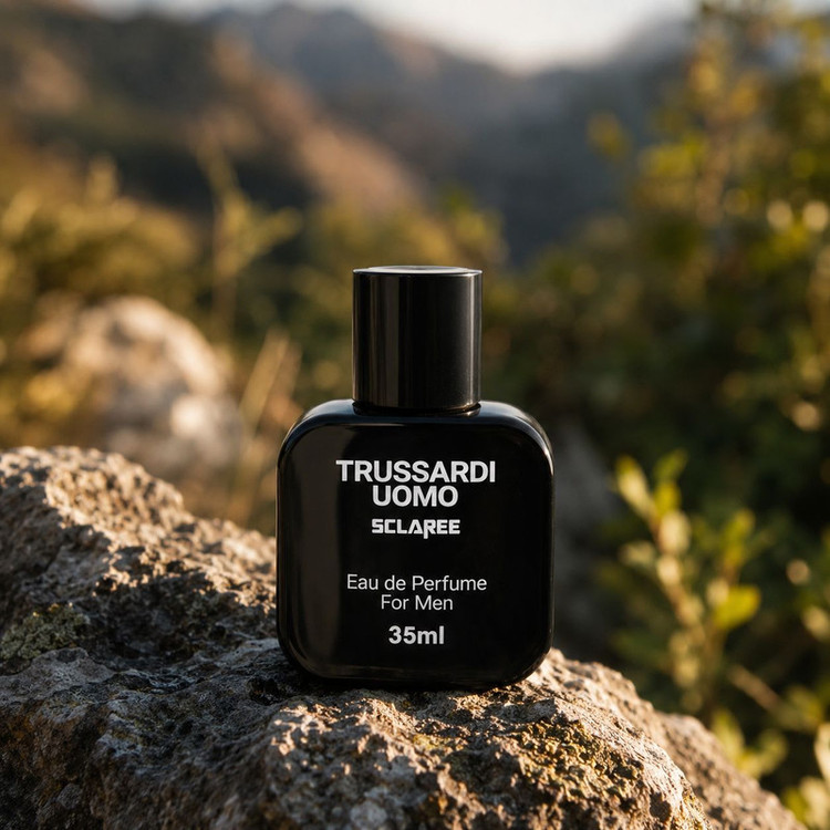 عطر جیبی مردانه اسکلاره مدل Trussardi Uomo با رایحه تلخ و معطر حجم 35 میلی لیتر
