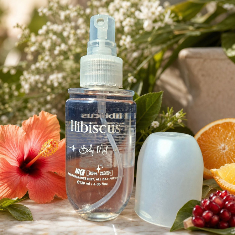 بادی میست زنانه نایس پاپت مدل Hibiscus با رایحه شیرین و گلی حجم 120 میلیلیتر