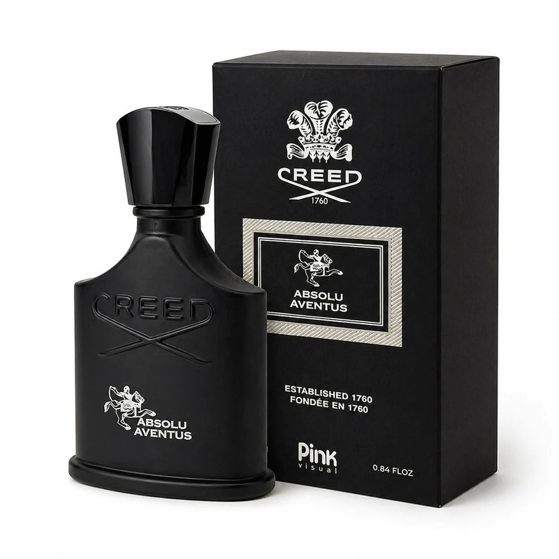 عطر جیبی مردانه پینک ویژوآل مدل Creed Absolu Aventus با رایحه تند حجم 25 میلی‌لیتر