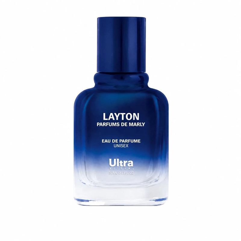 عطر جیبی اولترا ویرچوآل مدل Marly Layton با رایحه تلخ و چوبی حجم 30 میلیلیتر