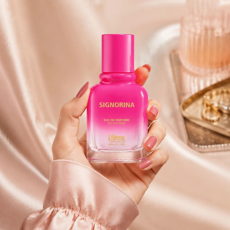 عطر جیبی زنانه اولترا ویرچوآل مدل Signorina با رایحه خنک و شیرین حجم 30 میلیلیتر