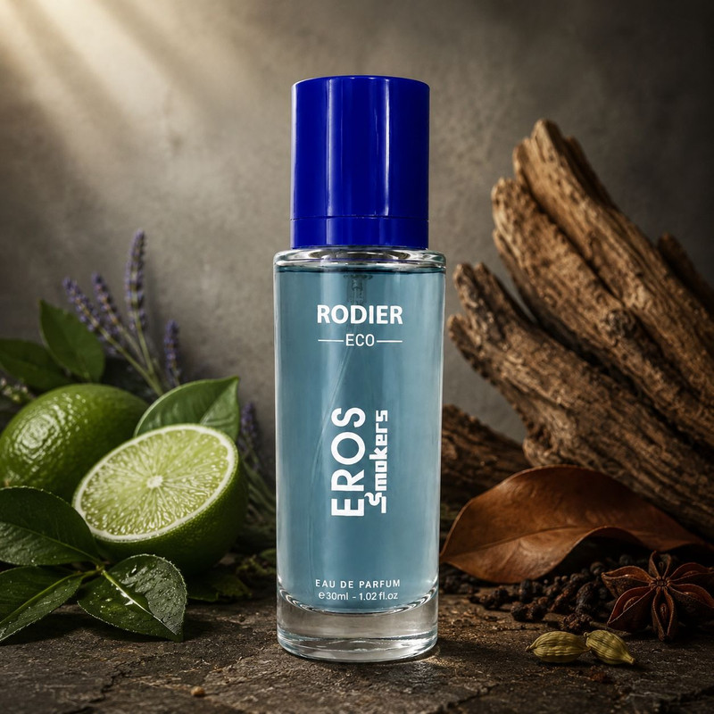 عطر جیبی مردانه رودیر مدل Eros smokers با رایحه شیرین و مرکباتی حجم 30 میلیلیتر