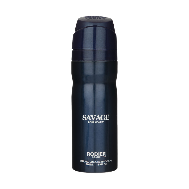 اسپری بدن مردانه رودیر مدل sAVAGE حجم 200 میلی لیتر