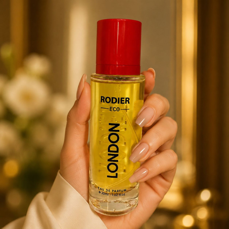 عطر جیبی زنانه رودیر مدل London با رایحه شیرین و گلی حجم 30 میلیلیتر