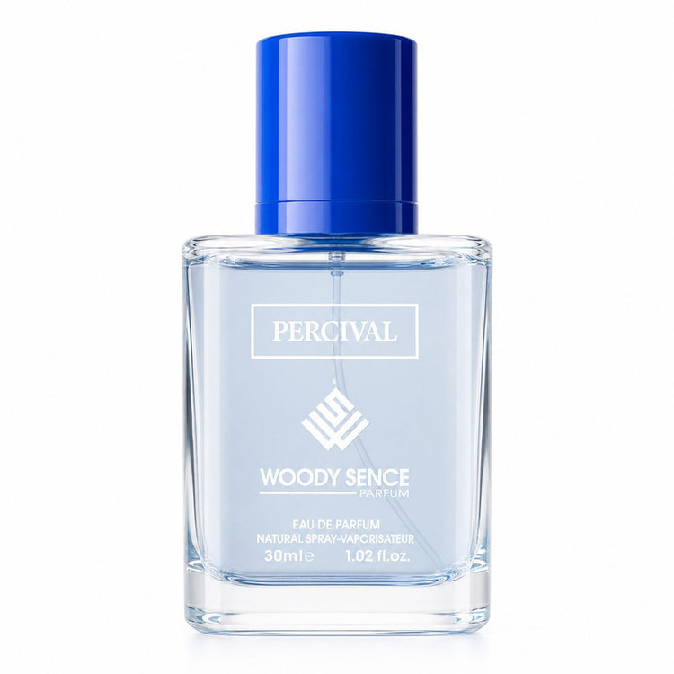 عطر جیبی مردانه وودی سنس مدل Percival با رایحه خنک و معطر حجم 30 میلی لیتر