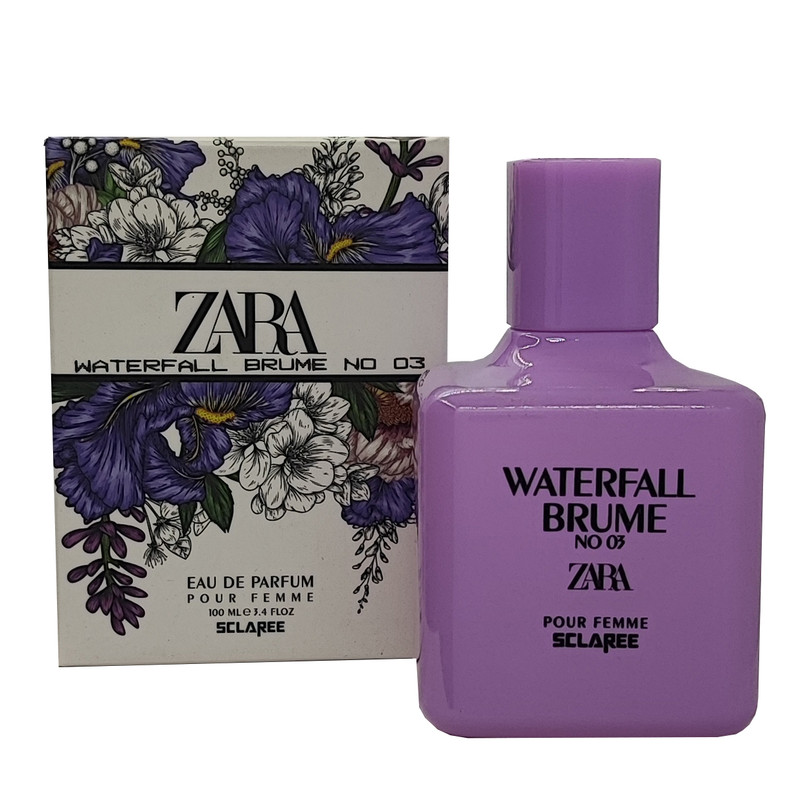ادوپرفیوم زنانه اسکلاره مدل Waterfall Bume zara با رایحه شیرین حجم 100 میلیلیتر