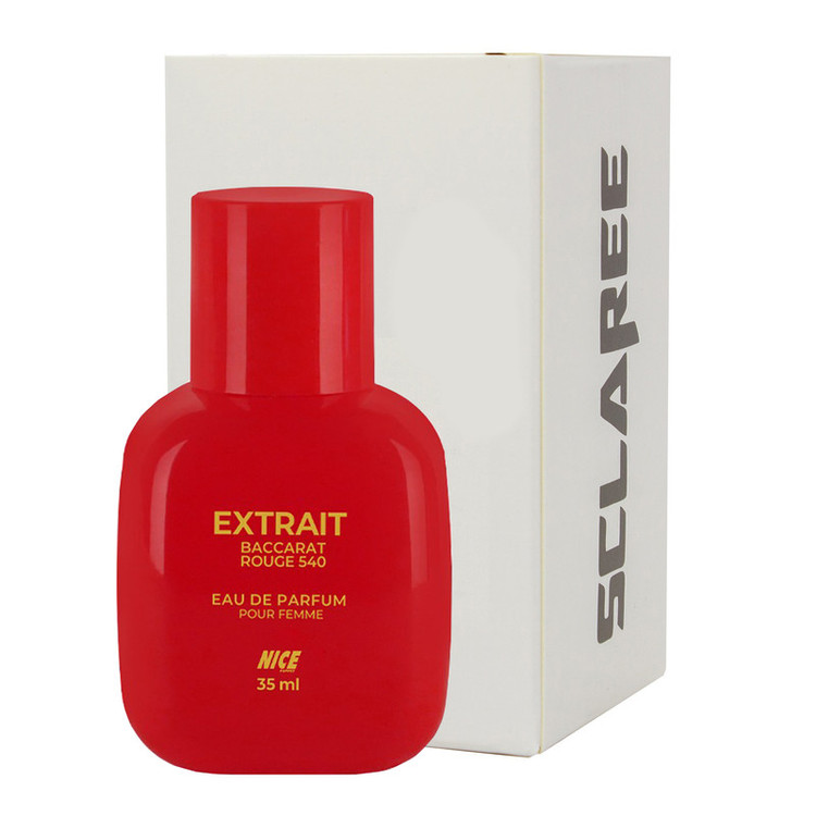 عطر جیبی زنانه نایس پاپت مدل Extrait Baccarat Rouge حجم 35 میلی لیتر