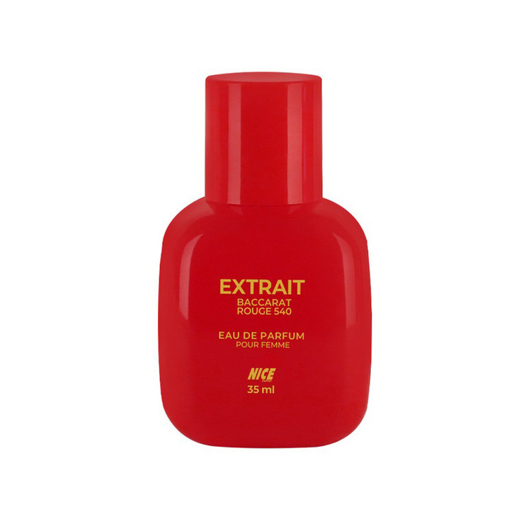 عطر جیبی زنانه نایس پاپت مدل Extrait Baccarat Rouge حجم 35 میلی لیتر