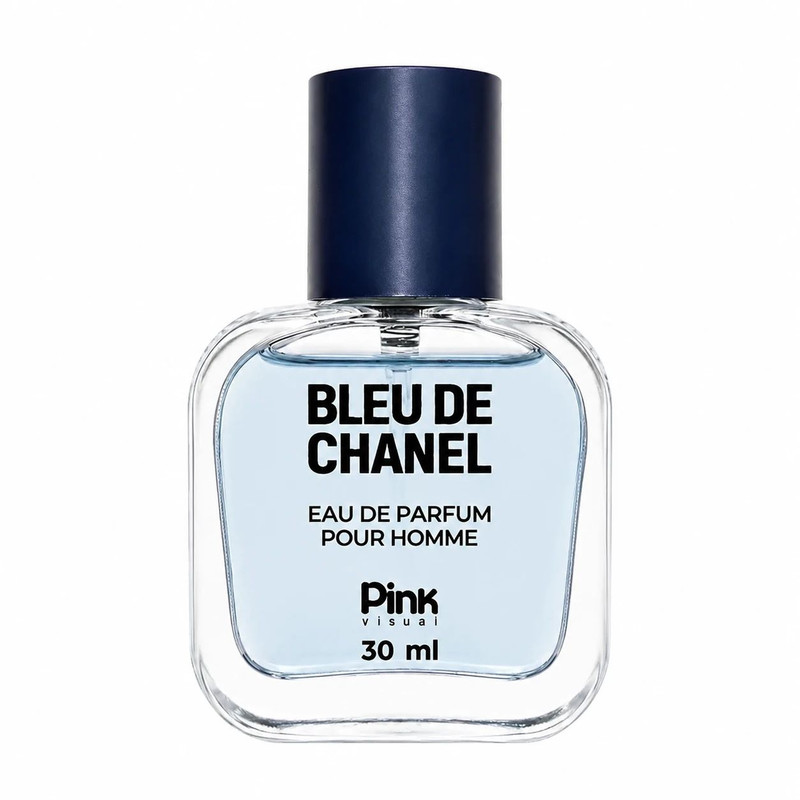 عطر جیبی مردانه پینک ویژوآل مدل Bleu De Chanel با رایحه تلخ و چوبی حجم 30 میلی‌لیتر