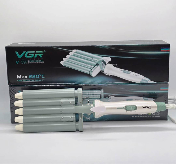 فر کننده و حالت دهنده مو وی جی آر V-595 با 12 ماه گارانتی