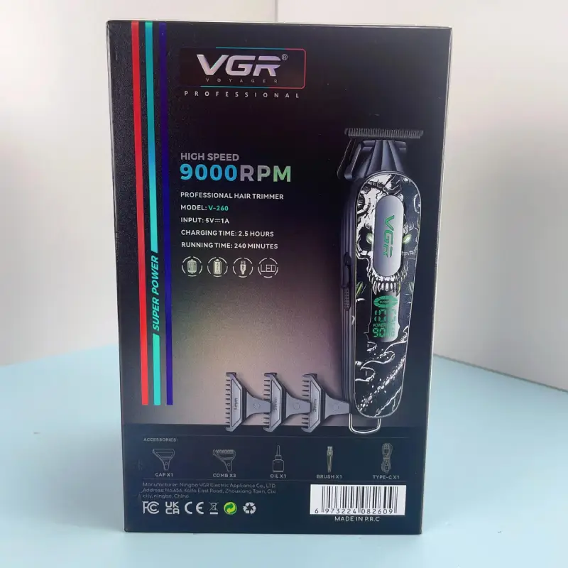 ماشین خط زن حرفه ای وی جی آر مدل V-260 با 18 ماه گارانتی