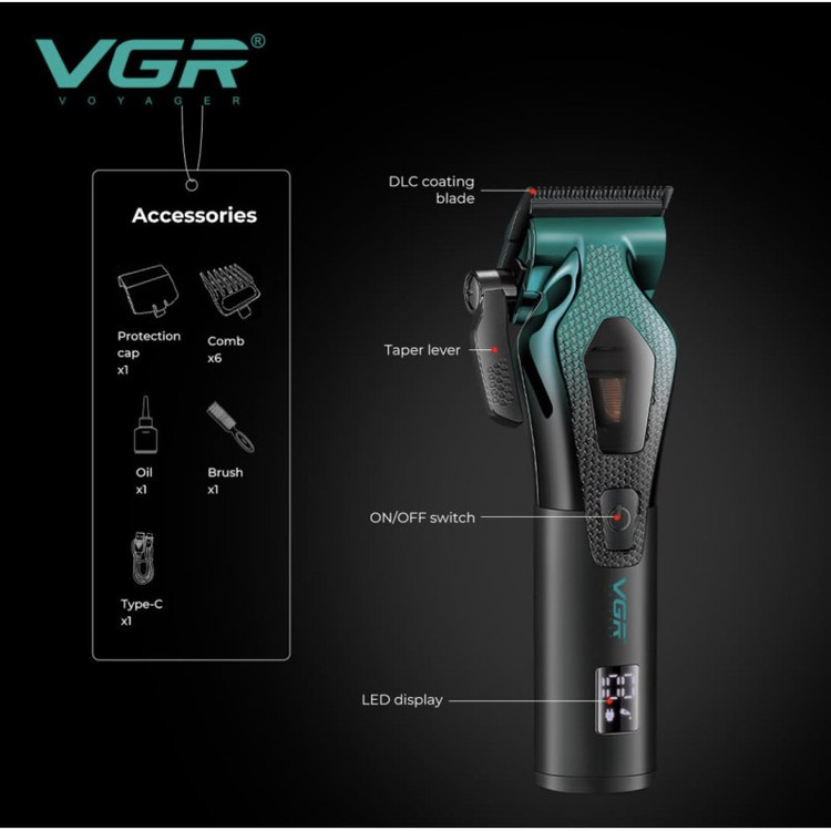 ماشین اصلاح وی جی ار مدل V-271 با 18 ماه گارانتی