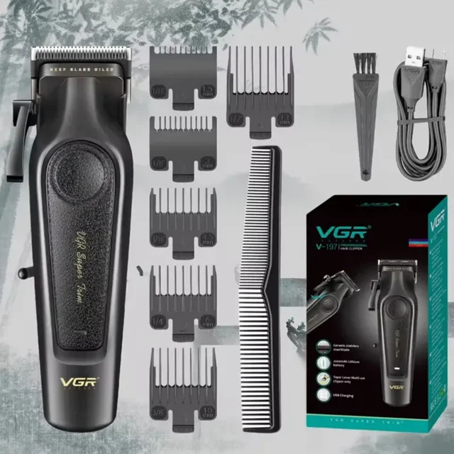 ماشین اصلاح وی جی آر مدل VGR V-197 برش مستقیم با 18 ماه گارانتی