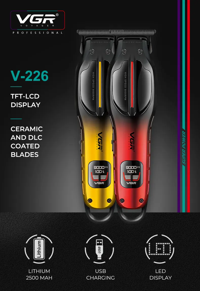 ماشین اصلاح سر و صورت ویجیار مدل V-226 با 18 ماه گارانتی