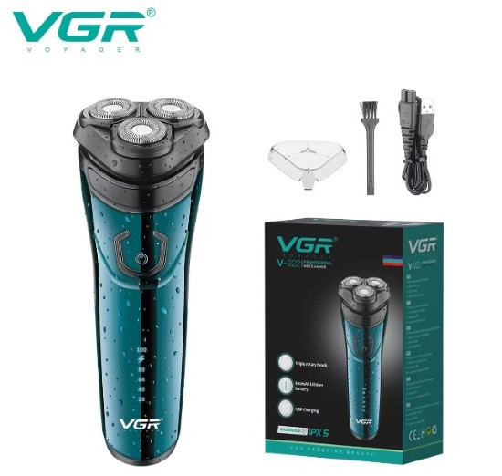 ماشین اصلاح وی جی آر مدل V-322 با برش چرخشی و ضد آب