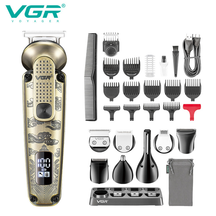 ست ماشین اصلاح موی صورت و بدن وی جی آر V-103