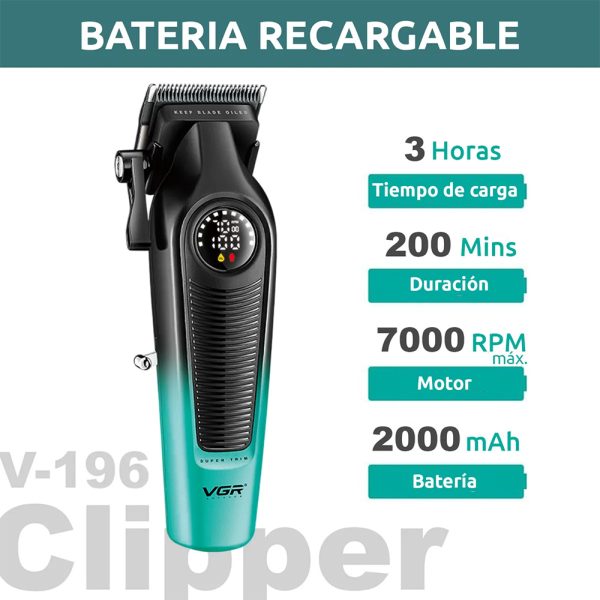 ست ماشین اصلاح وی جی آر مدل V-196 و V-996