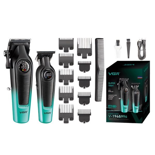 ست ماشین اصلاح وی جی آر مدل V-196 و V-996