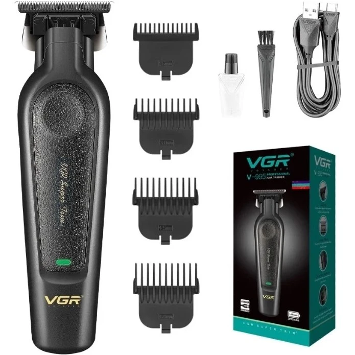 ماشین اصلاح وی جی آر مدل VGR V-995 با تیغه استیل ضد زنگ و برش مستقیم
