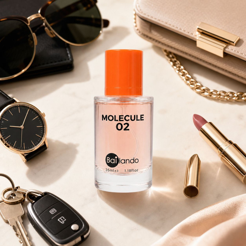 عطر جیبی بایلندو مدل Molecule 02 NB با رایحه تند و چوبی حجم 35 میلی لیتر