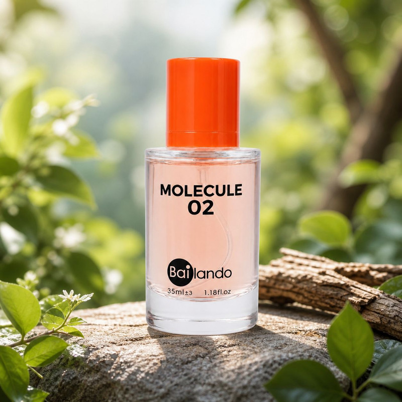 عطر جیبی بایلندو مدل Molecule 02 NB با رایحه تند و چوبی حجم 35 میلی لیتر