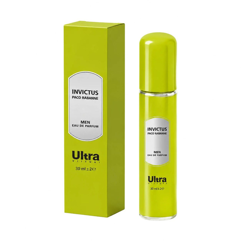 عطر جیبی مردانه اولترا ویرچوآل مدل Invictus با رایحه تند و مرکباتی حجم 30 میلی‌لیتر