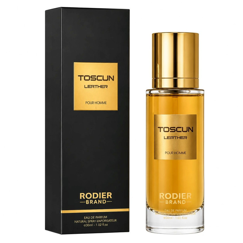 ادوپرفیوم رودیر مدل TOSCUN LEATHER با رایحه گرم حجم 30 میلیلیتر