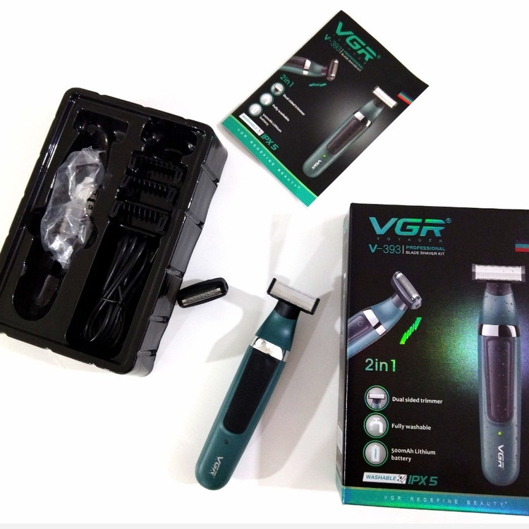 بادی گروم و ماشین اصلاح صورت و بدن VGR مدل V-393 اصل + 12 ماه گارانتی