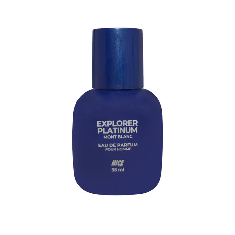 عطر جیبی مردانه نایس پاپت مدل Explorer Platinum mont blanc با رایحه گرم حجم 35 میلیلیتر