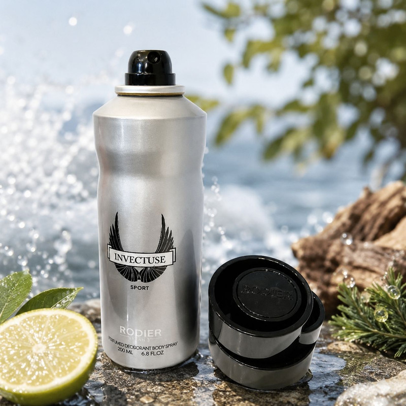 اسپری دئودورانت مردانه رودیر مدل Invectuse حجم 200 میلیلیتر