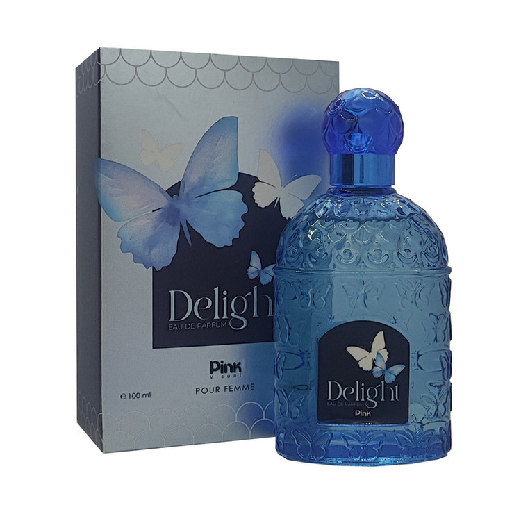 ادوپرفیوم زنانه پینک ویژوآل مدل Delight با رایحه گرم حجم 100 میلیلیتر