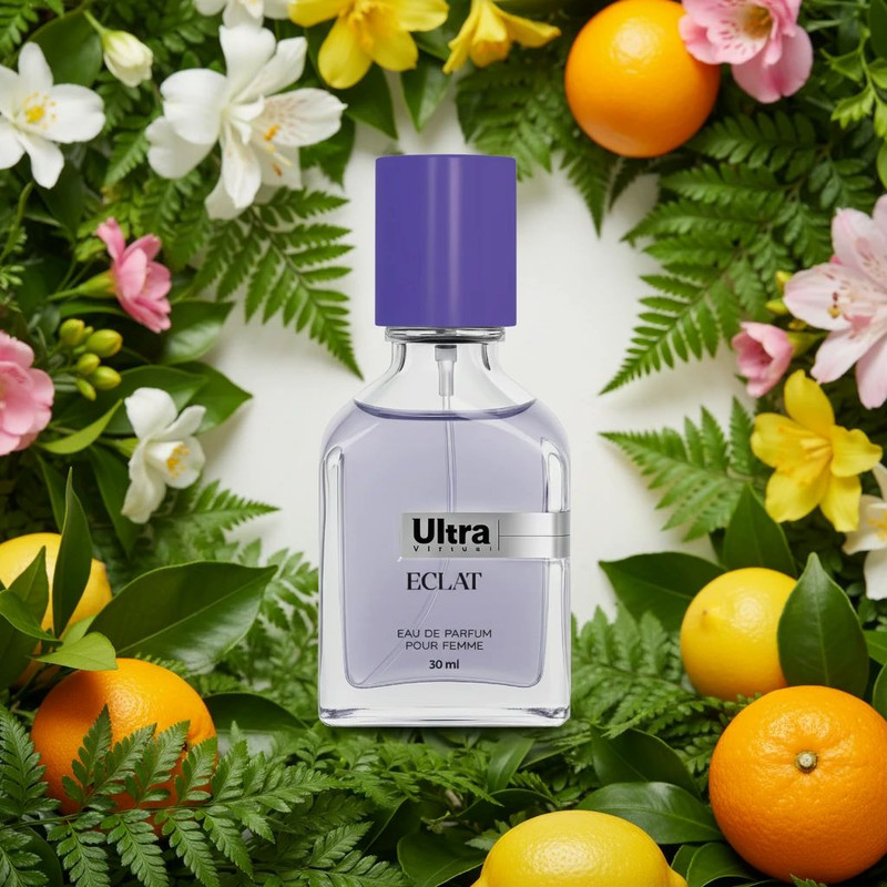 عطر جیبی زنانه اولترا ویرچوآل مدل ECLAT با رایحه شیرین حجم 30 میلیلیتر