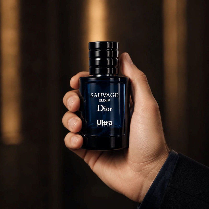 عطر جیبی مردانه اولترا ویرچوآل مدل SAUVAGE ELIXIR با رایحه تند، شیرین حجم 30 میلیلیتر