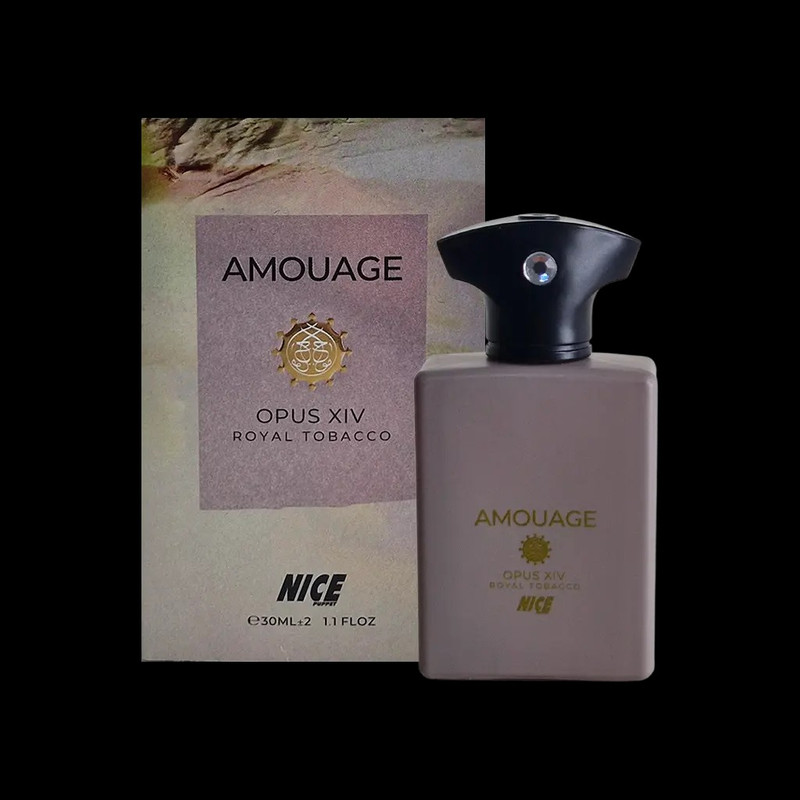عطر جیبی نایس پاپت مدل Amouage Royal Tobacco با رایحه گرم حجم 32 میلی‌لیتر
